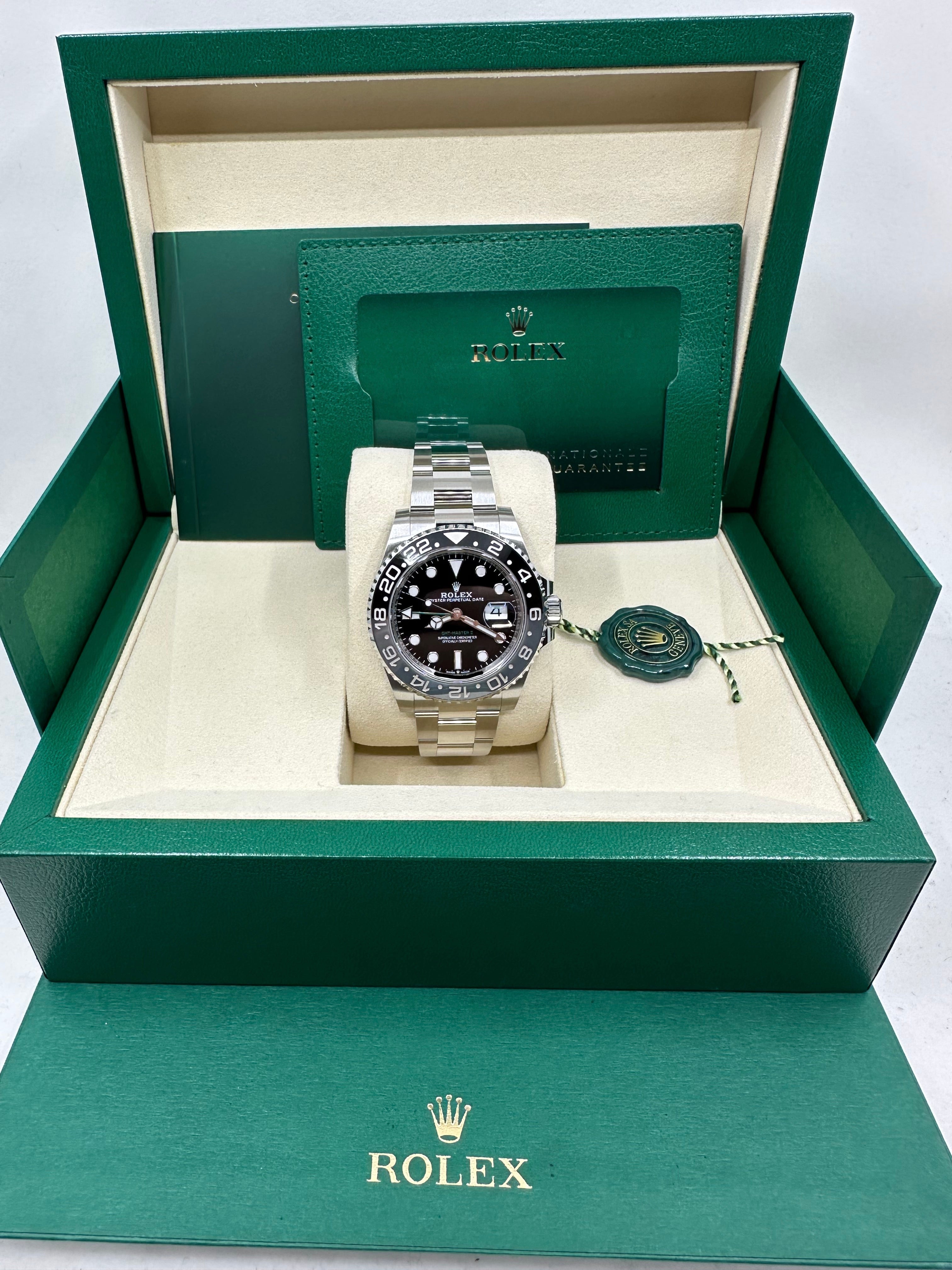 Rolex GMT-Master II Bruce Wayne Oyster 2026 40mm Black Dial Cerachrom