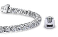 Prong Set Diamond Strand Diamond Tennis Bracelet with 0.73 ct.(finished) 1.25mm