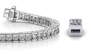 Classic Diamond Box Diamond Tennis Bracelet with 5.60 ct.(finished) 3.0mm