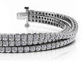 Triple Strand Flexible Diamond Tennis Bracelet Diamond  with 9.90 ct.(finished) 2.5mm