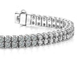 Timeless Two Row Diamond Tennis Bracelet Diamond  with 5.00 ct.(finished) 2.25mm