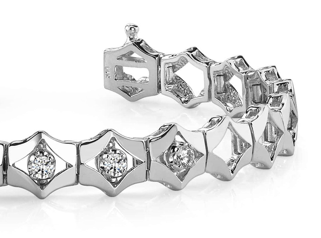 Diamonds In Diamonds Bracelet Diamond  with 0.50 ct.(finished) 3.0mm