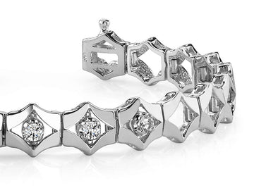 Diamonds In Diamonds Bracelet Diamond  with 0.50 ct.(finished) 3.0mm