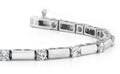 Clean Design Diamond And Bar Diamond Bracelet with 5.00 ct.(finished) 5.0mm