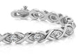 X Link Diamond Bracelet with 1.79 ct.(finished) 3.0mm