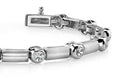 Diamond And Bar Diamond Bracelet with 1.92 ct.(finished) 3.5mm