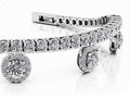 Midnight Dreams Diamond Charm Bracelet Diamond  with 4.35 ct.(finished) 1mm, 2.4mm, 3.7mm
