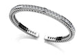 Princess Cut Flexible Diamond Bangle Bracelet Diamond  with 7.95 ct.(finished) 3mm