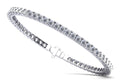 Classic Four Prong Flexible Bangle Diamond  with 5.50 ct.(finished) 3.2mm