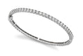 Classic Prong Set Diamond Bangle Diamond  with 5.42 ct.(finished) 2.8mm