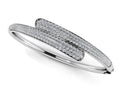 Luxe Diamond Bangle Diamond  with 2.24 ct.(finished) 1.2mm, 1.4mm, 1.6mm