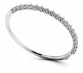 Blossoming Florals Diamond Bangle Lab-Grown Diamond  with 2.10 ct.(finished) 3mm