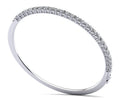 Stylish Sweetheart Bangle Bracelet Diamond  with 2.88 ct.(finished) 3.1mm