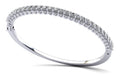 Sensational Sparkle Diamond Bangle Bracelet Diamond  with 3.92 ct.(finished) 1.6mm, 3mm