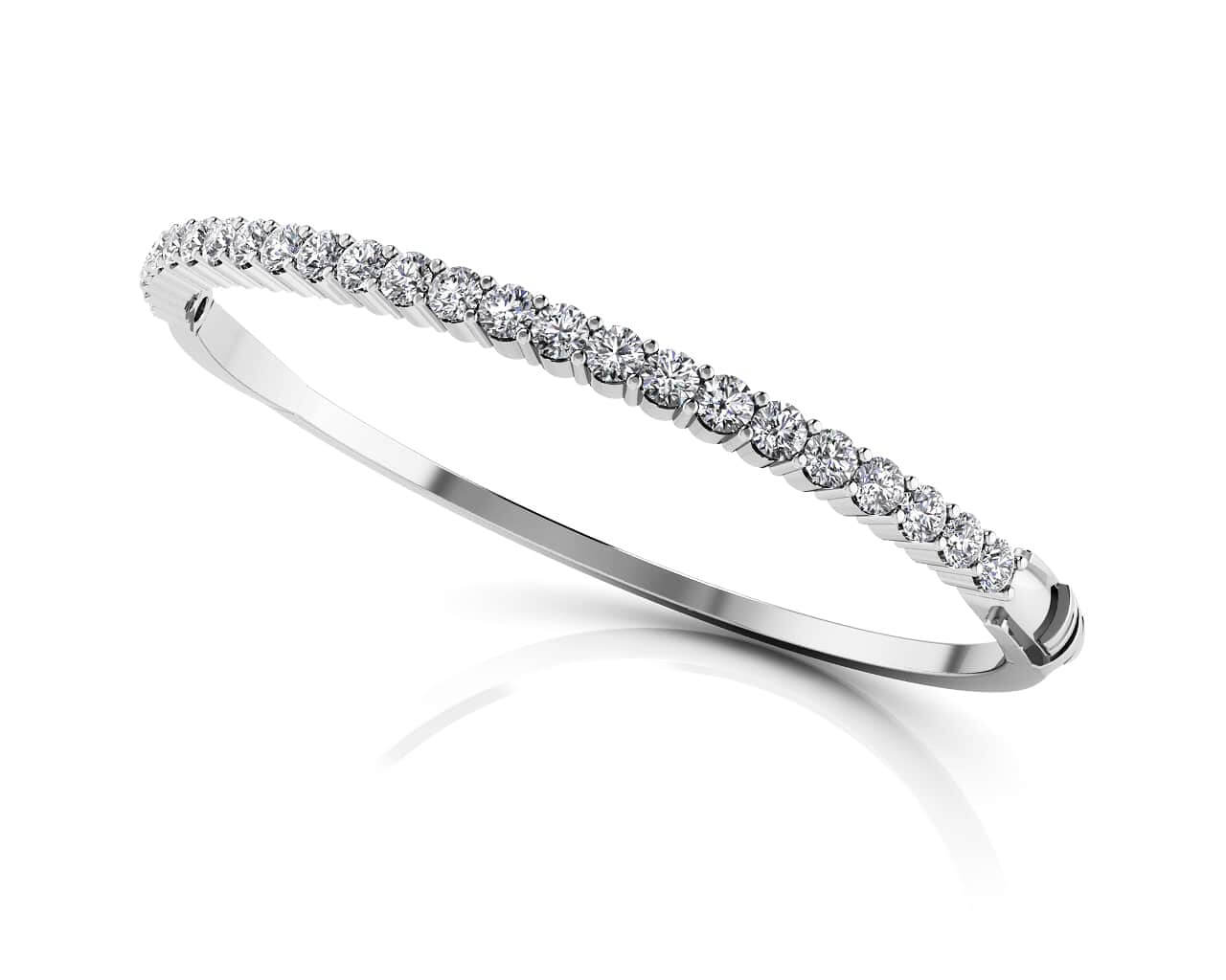 Diamond Top Bangle Lab-Grown Diamond  with 0.97 ct.(finished) 2.2mm