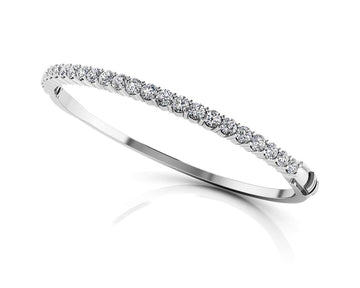 Diamond Top Bangle Lab-Grown Diamond  with 1.90 ct.(finished) 2.9mm