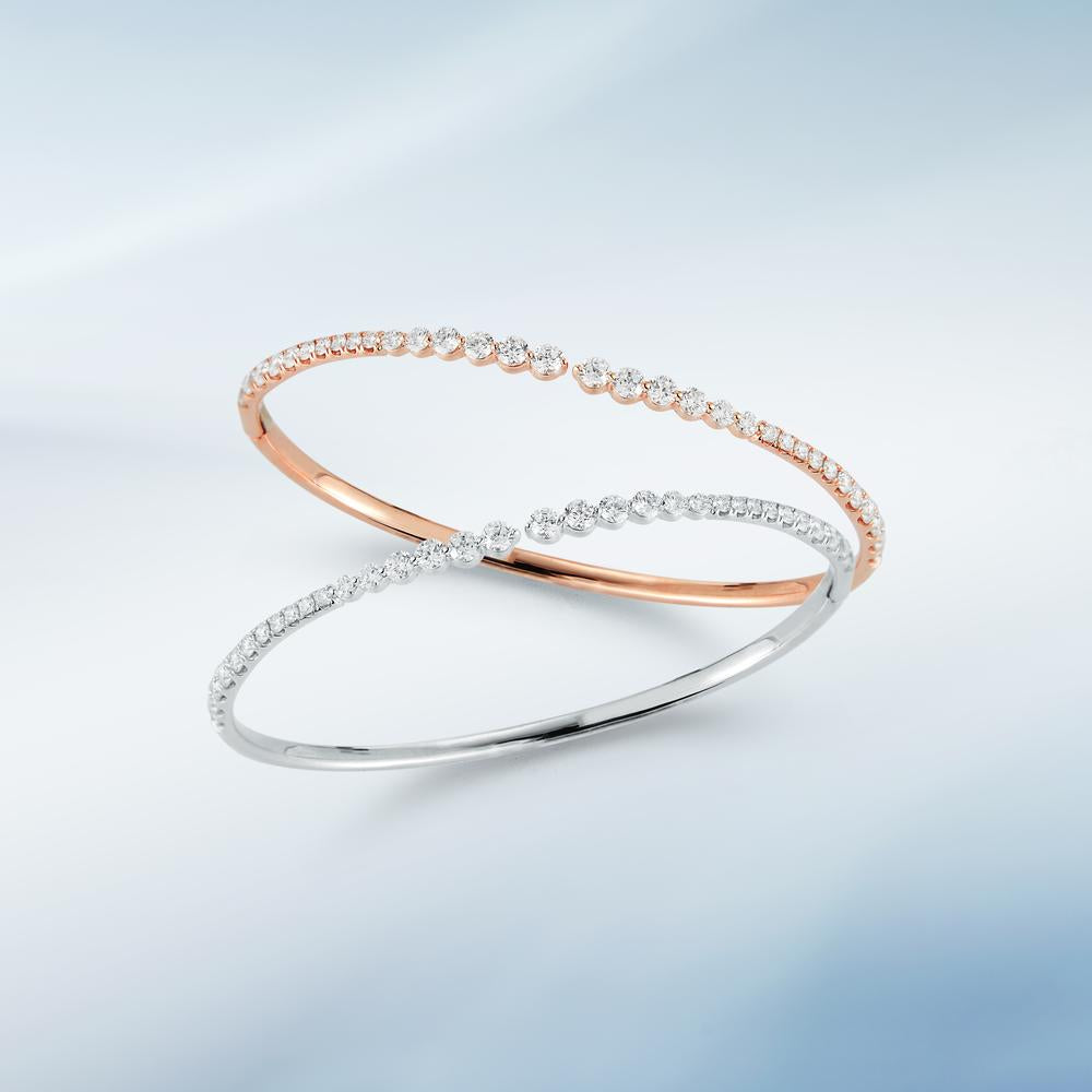 Graduated Diamond Bangle