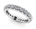 Shared Prong Diamond Eternity Band Diamond  with 0.99 ct.(finished) 2.0mm