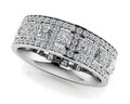 Red Carpet Sparkles Eternity Ring Diamond  with 3.09 ct.(finished) 1mm, 1.2mm, 2.75mm
