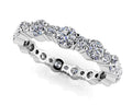 Alternating Diamond Eternity Ring In Lab-Grown Diamond  with 2.12 ct.(finished) 2mm, 3.5mm