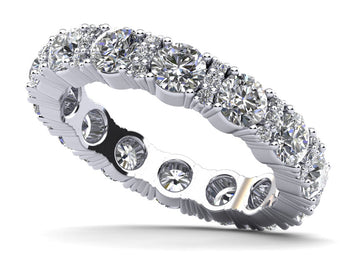 Exquisite Expression Diamond Eternity Ring Diamond  with 2.17 ct.(finished) 1mm, 3.3mm