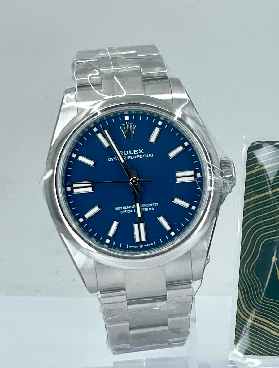 Rolex Oyster Perpetual 41 Blue Dial Oyster Bracelet - 134300 - 2026