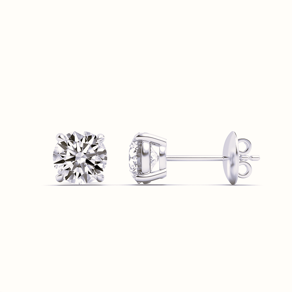 14KW 0.25ctw F+VS+ Lab Grown Diamond Earrings
