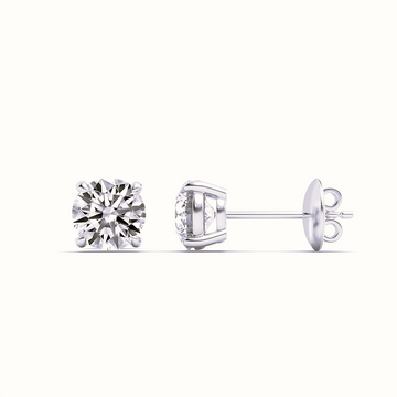 14KW 0.25ctw F+VS+ Lab Grown Diamond Earrings