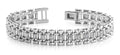 Mens Diamond Link Bracelet Diamond  with 2.03 ct.(finished) 2.5mm