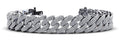 Cuban Link Two Rows Diamond Bracelet Diamond  with 4.66 ct.(finished) 1mm