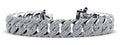 Two Row Graduated Diamond Bracelet Diamond  with 7.95 ct.(finished) 1.3mm, 1.4mm
