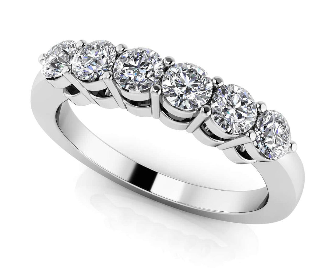 Six Across Diamond Band Diamond  with 0.63 ct.(finished) 3mm