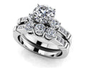 Triple Contrast Bridal Set Diamond  with 2.28 ct. (1.50 ct. center diamond)