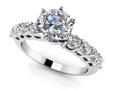 True Romance Diamond Engagement Ring Lab-Grown Diamond  with 2.48 ct. (2.00 ct. center diamond)