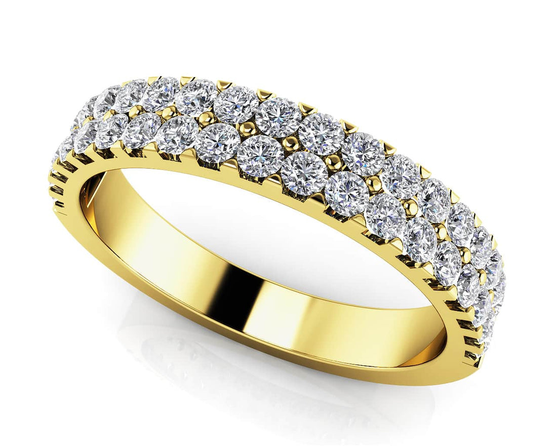 Sea Of Diamonds Wedding Band Lab-Grown Diamond  with 0.78 ct.(finished) 1.9mm