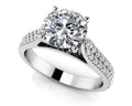Splendid Romance Two Row Diamond Engagement Ring Lab-Grown Diamond  with 1.63 ct. (1.25 ct. center diamond)