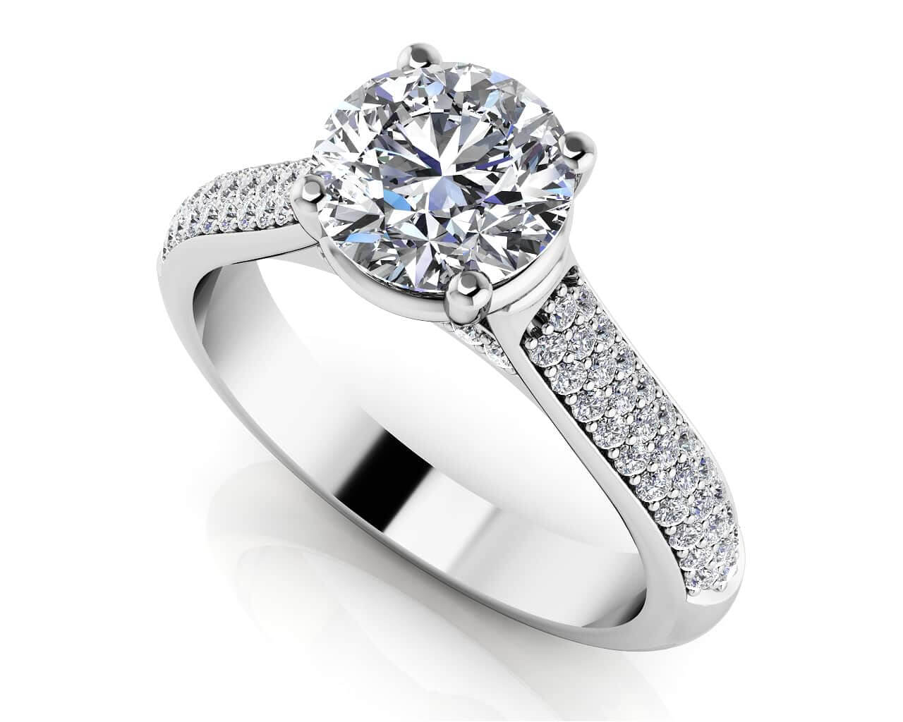 Diamond Delight Diamond Engagement Ring with 1.62 ct. (1.25 ct. center