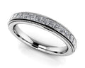 Princess Bride Milgrain Anniversary Band Diamond  with 1.50 ct.(finished) 2.75mm