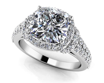 Cloud Nine Engagement Ring Lab-Grown Diamond  with 1.16 ct. (0.50 ct. center diamond)
