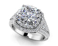 Lasting Legacy Cushion Cut Stone Shape Engagement Ring Diamond  with 2.24 ct. (1.25 ct. center diamond)