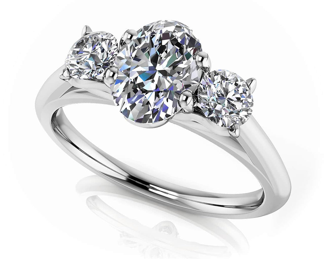 Enduring Love Engagement Ring Diamond  with 1.32 ct. (1.00 ct. center diamond)