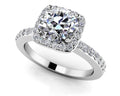 New Love Engagement Ring Diamond  with 0.54 ct. (0.25 ct. center diamond)