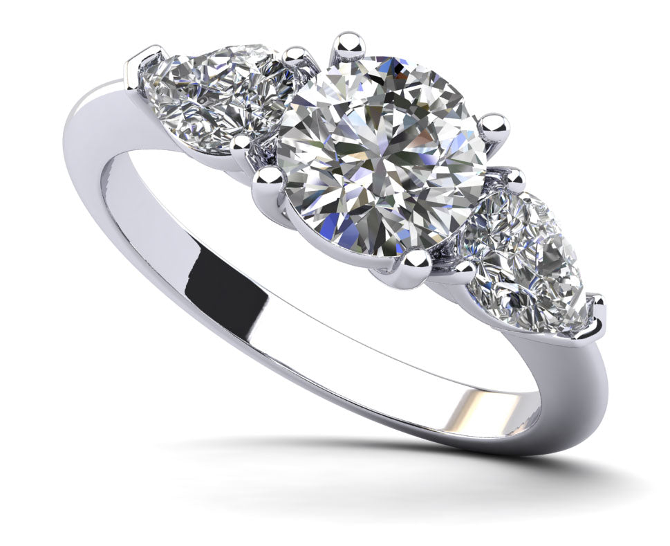 Mi Amour Diamond Engagement Ring Diamond  with 0.84 ct. (0.50 ct. center diamond)