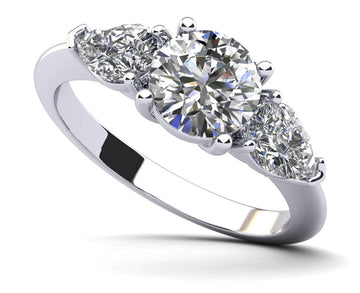 Mi Amour Diamond Engagement Ring Diamond  with 0.84 ct. (0.50 ct. center diamond)