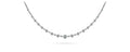 Graduated Diamond And Chain Link Necklace Lab-Grown Diamond  with 5.18 ct.(finished)