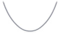4 Prong Riviera Diamond Necklace Lab-Grown Diamond  with 5.78 ct.(finished) 2mm