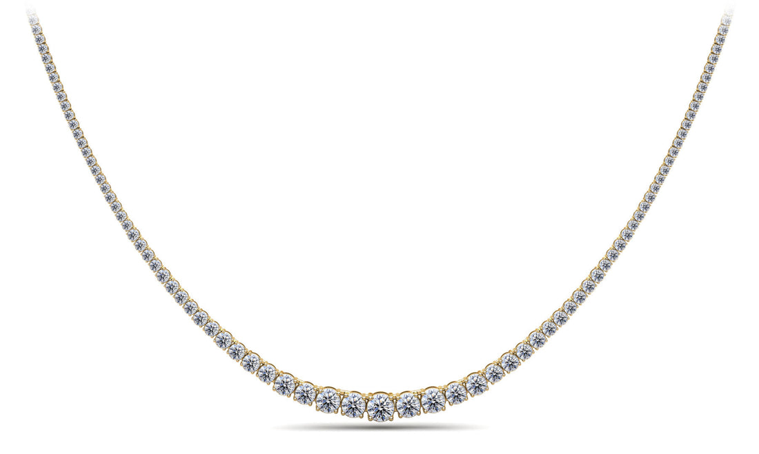 Classic Graduated Strand Of Diamonds Lab-Grown Diamond  with 6.00 ct.(finished)