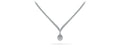 3 Prong Graduated V Diamond Necklace Diamond  with 11.06 ct.(finished)