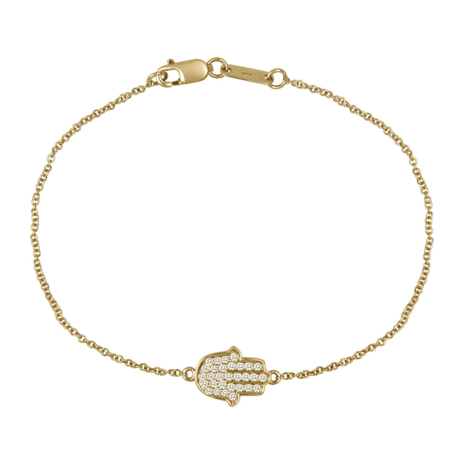 Diamond Hamsa Bracelet