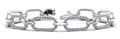Paperclip Diamond Link Diamond Bracelet with 2.60 ct.(finished) 1.4mm